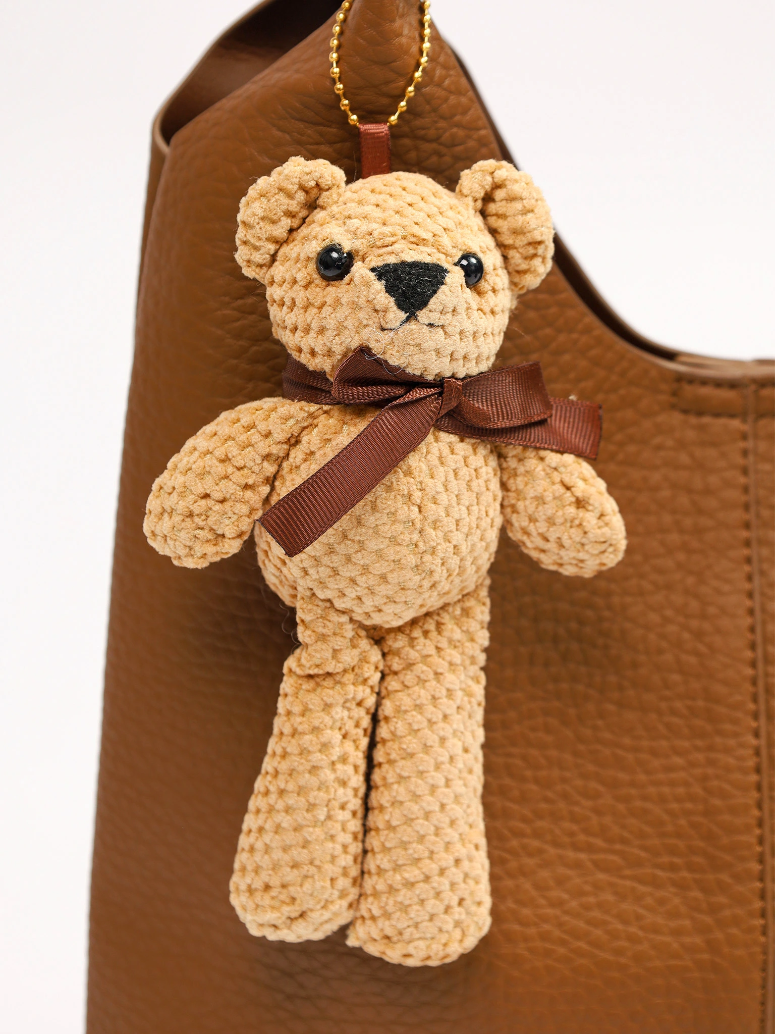 Сумка-шоппер с косметичкой и брелком в ассортименте